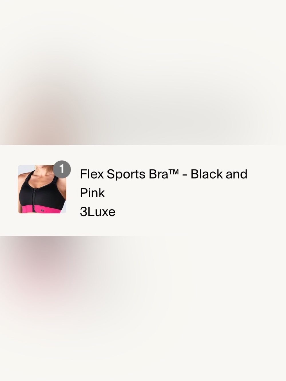 Black & Hot Pink Front-Zip Women's She Fit Flex Sports Bra 3 luxe - Picture 5 of 8